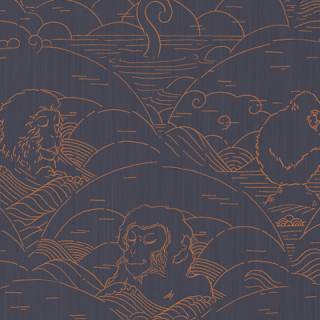 Moooi Wallcovering Tokyo Blue