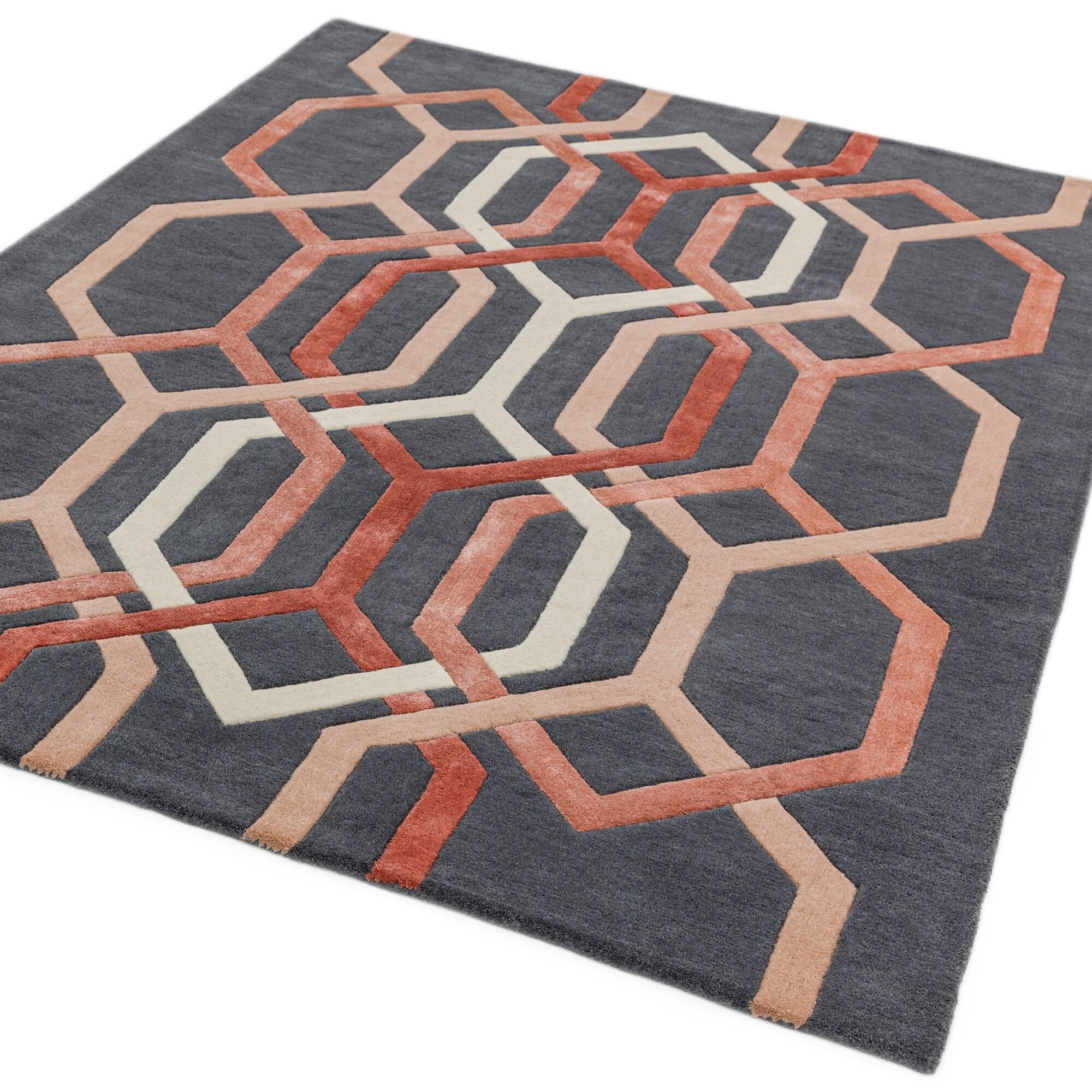 Ковер Matrix Hexagon Charcoal