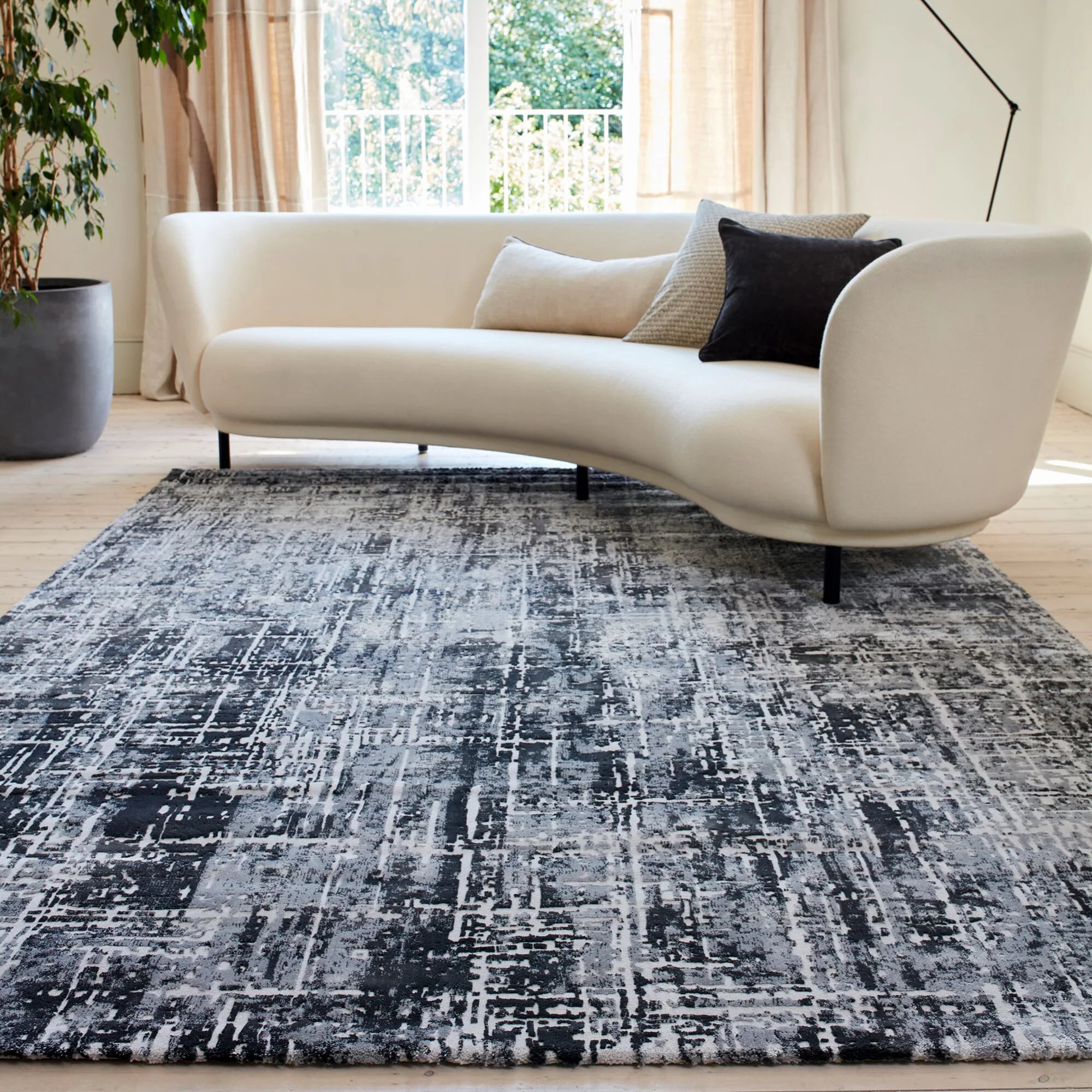 Ковер Kuza Abstract Black