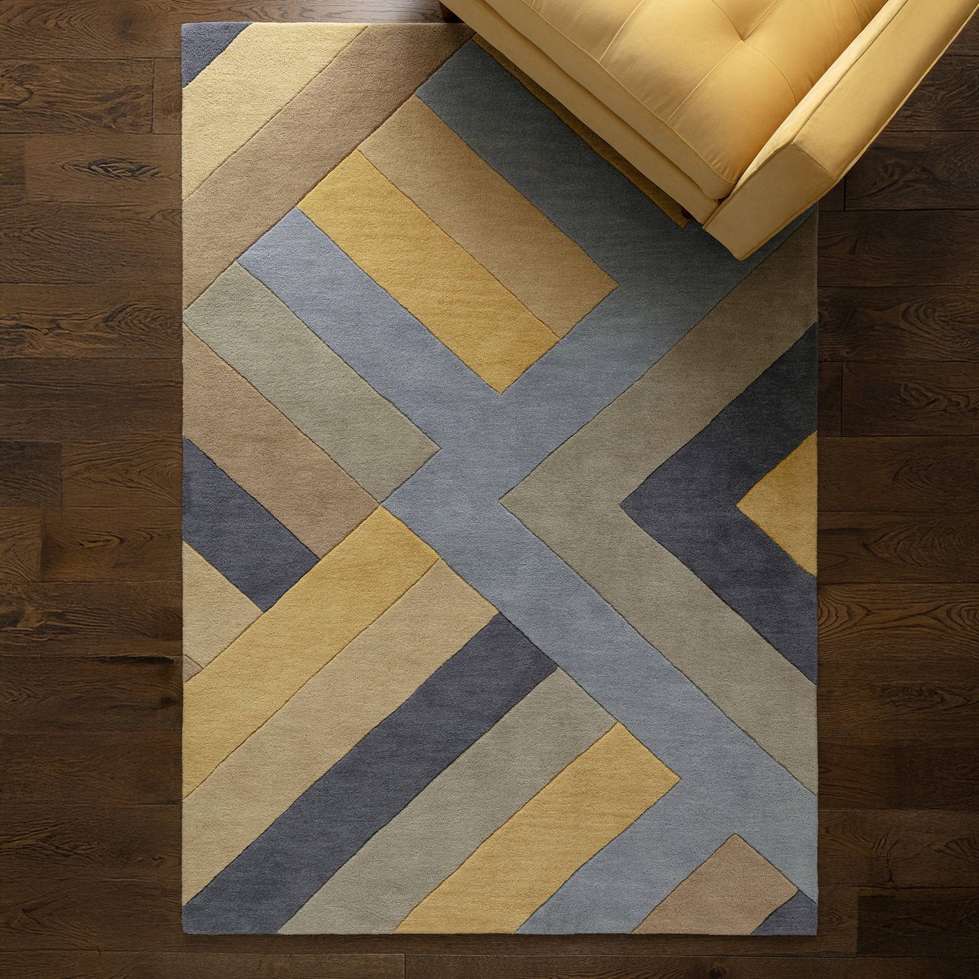 Ковер Reef Big Zig Ochre Grey