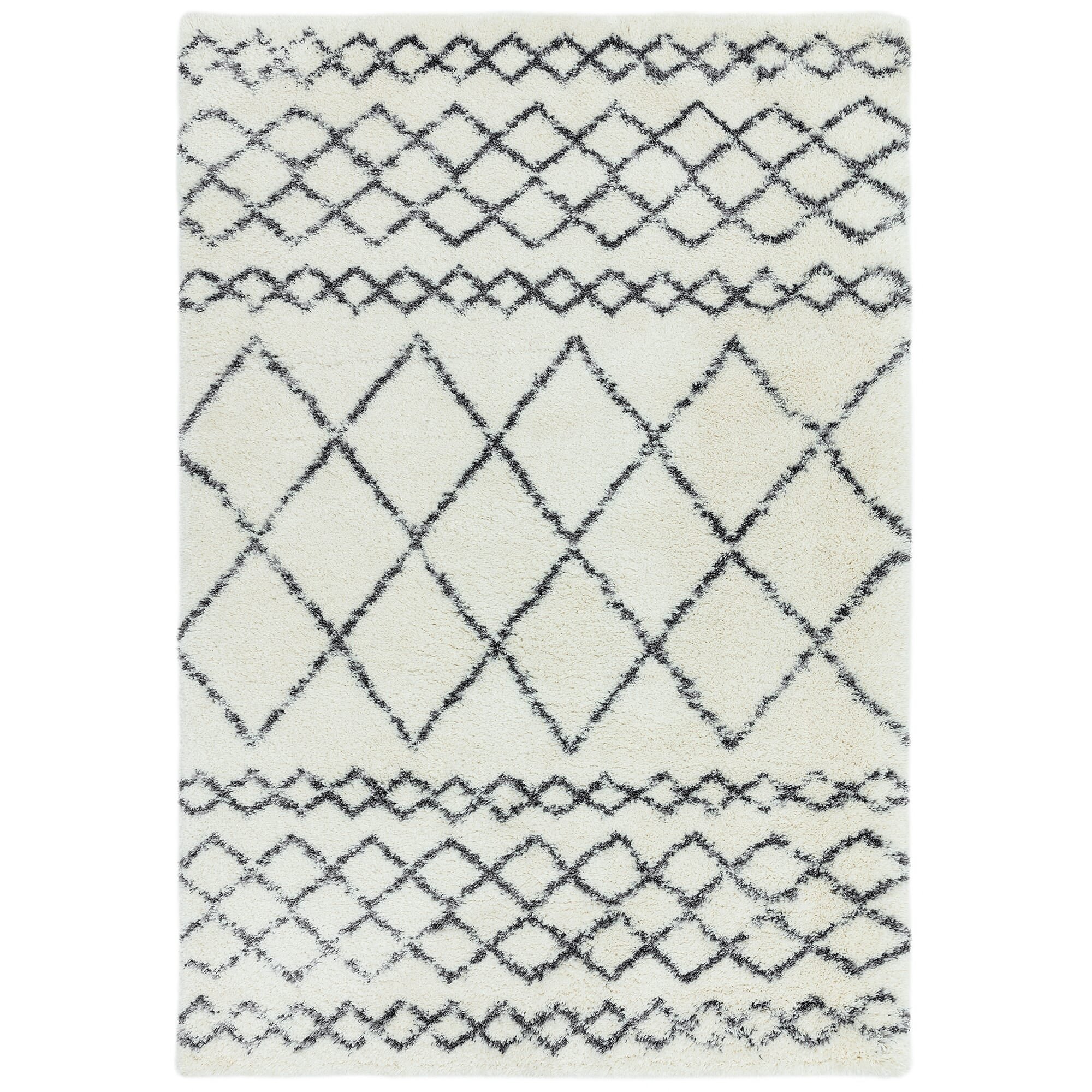 Ковер Alto Cream & Grey Moroccan Shaggy