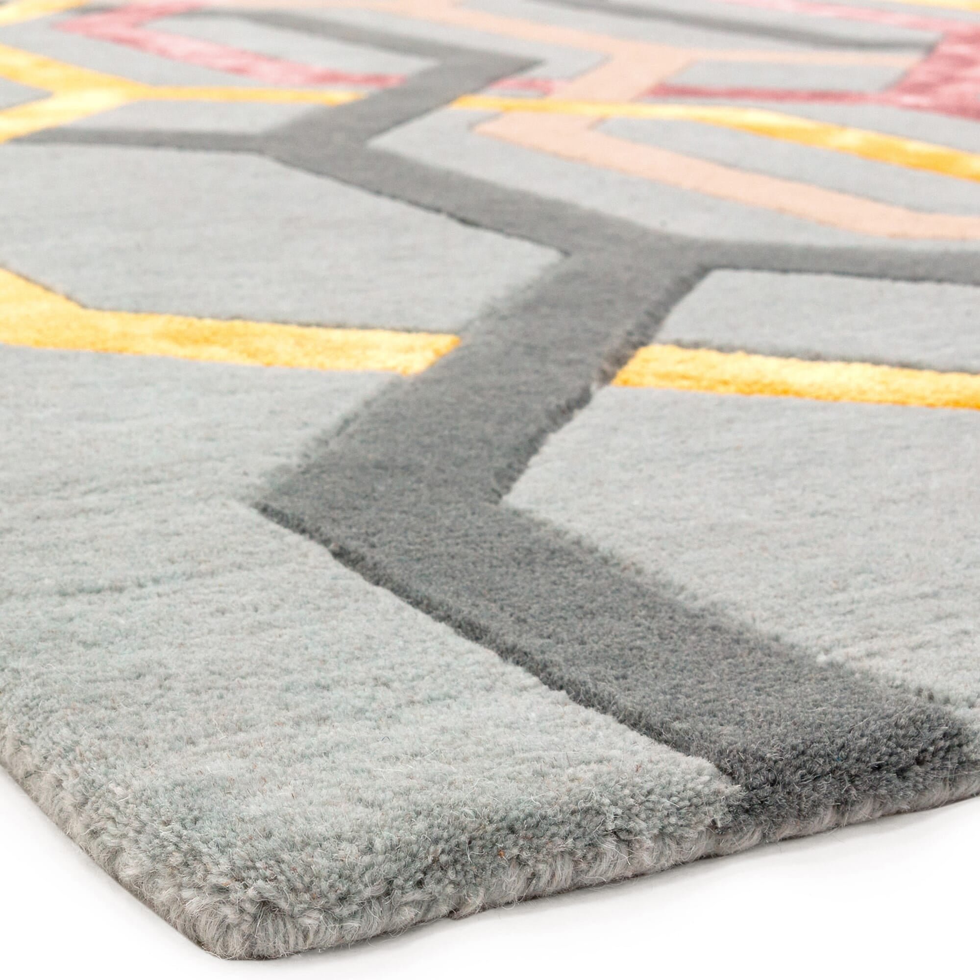 Ковер Matrix Hexagon Silver