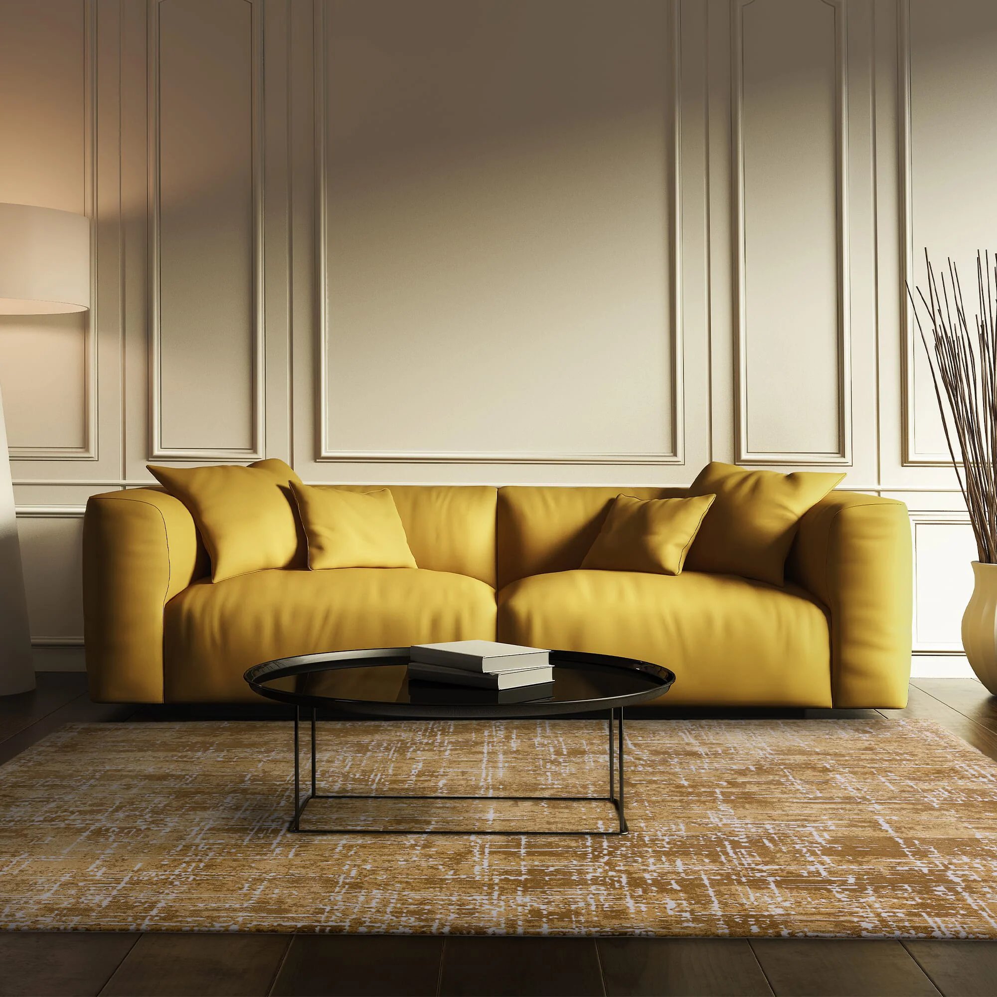 Ковер Kuza Abstract Gold