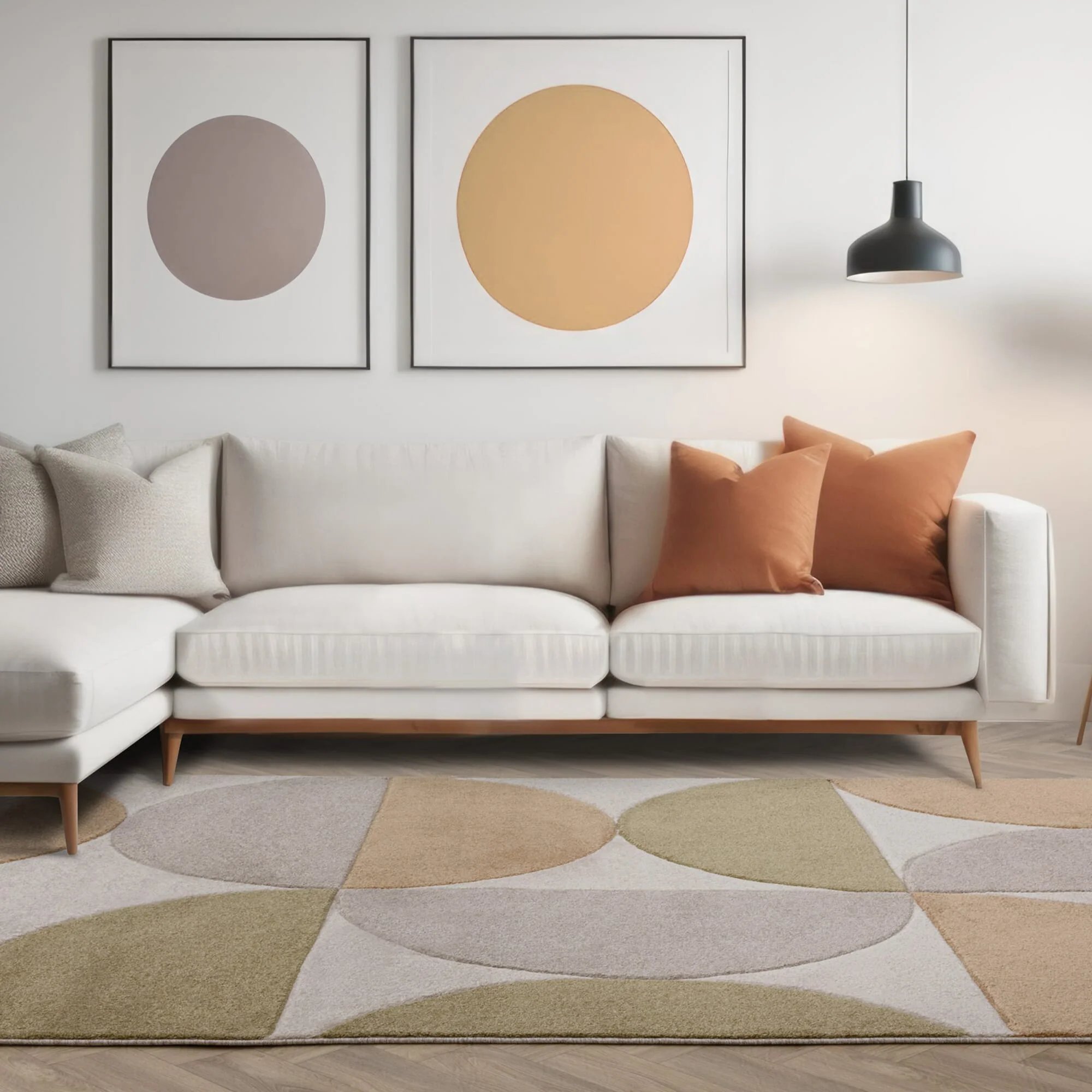Ковер Sketch Curve Ochre SK15