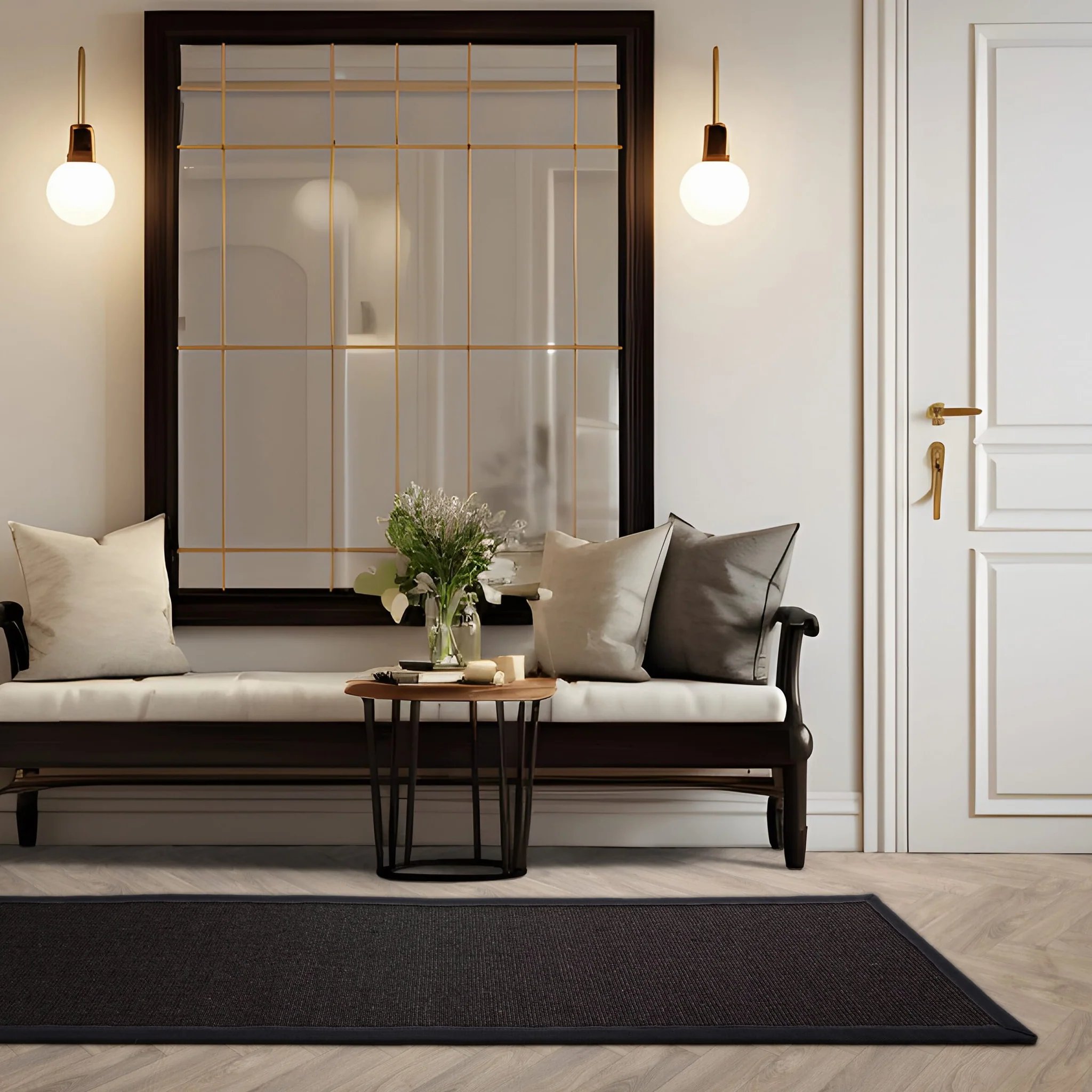 Ковер Sisal Black/Black