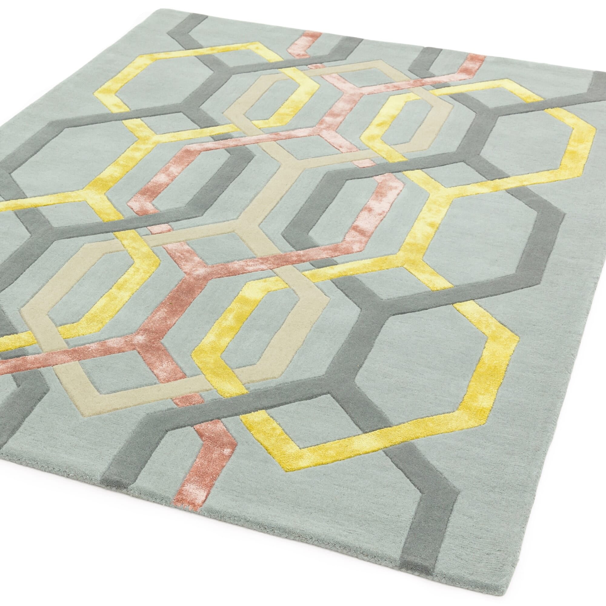 Ковер Matrix Hexagon Silver