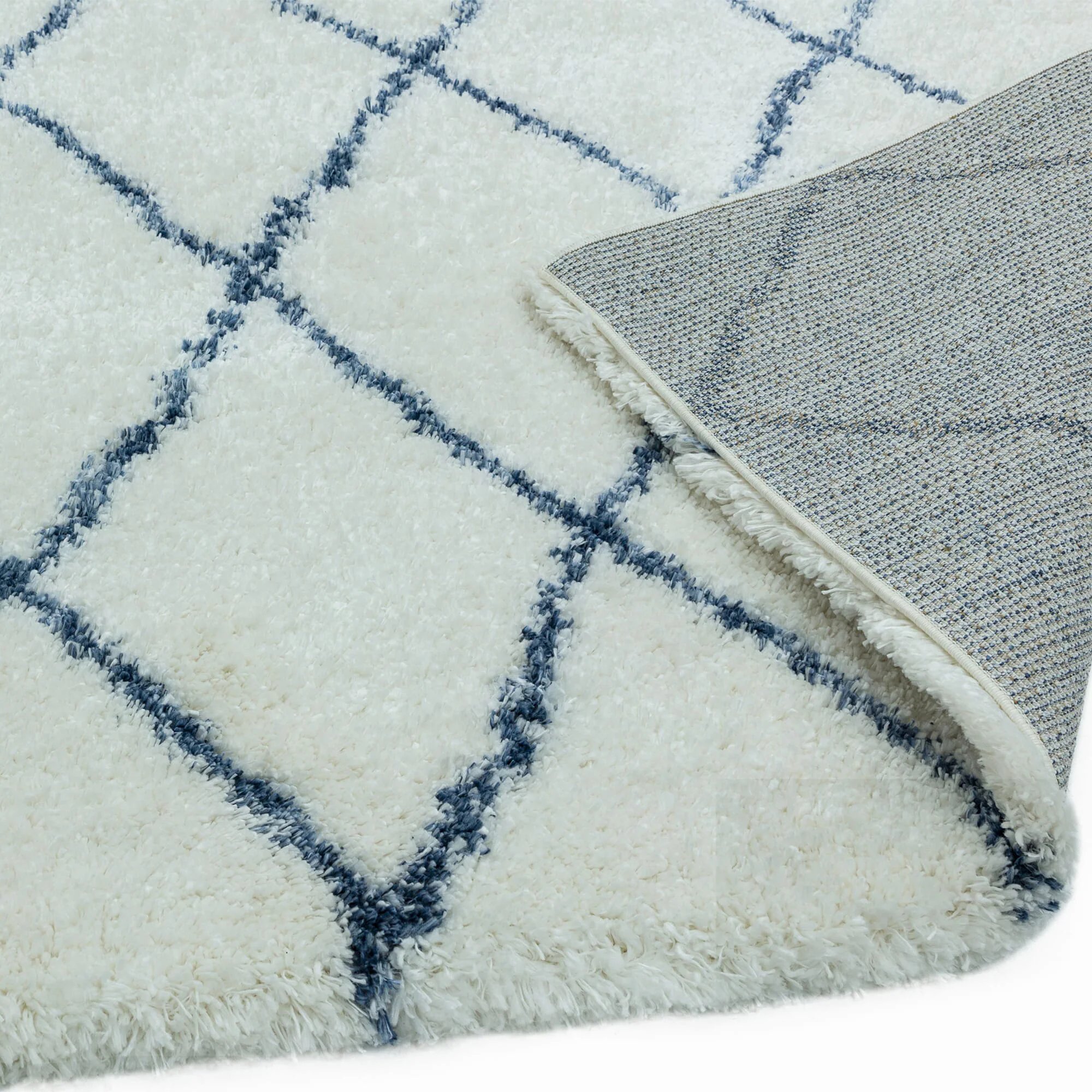 Ковер Alto Cream & Blue Moroccan Shaggy