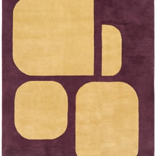 Килим Rounded Blocks Plum