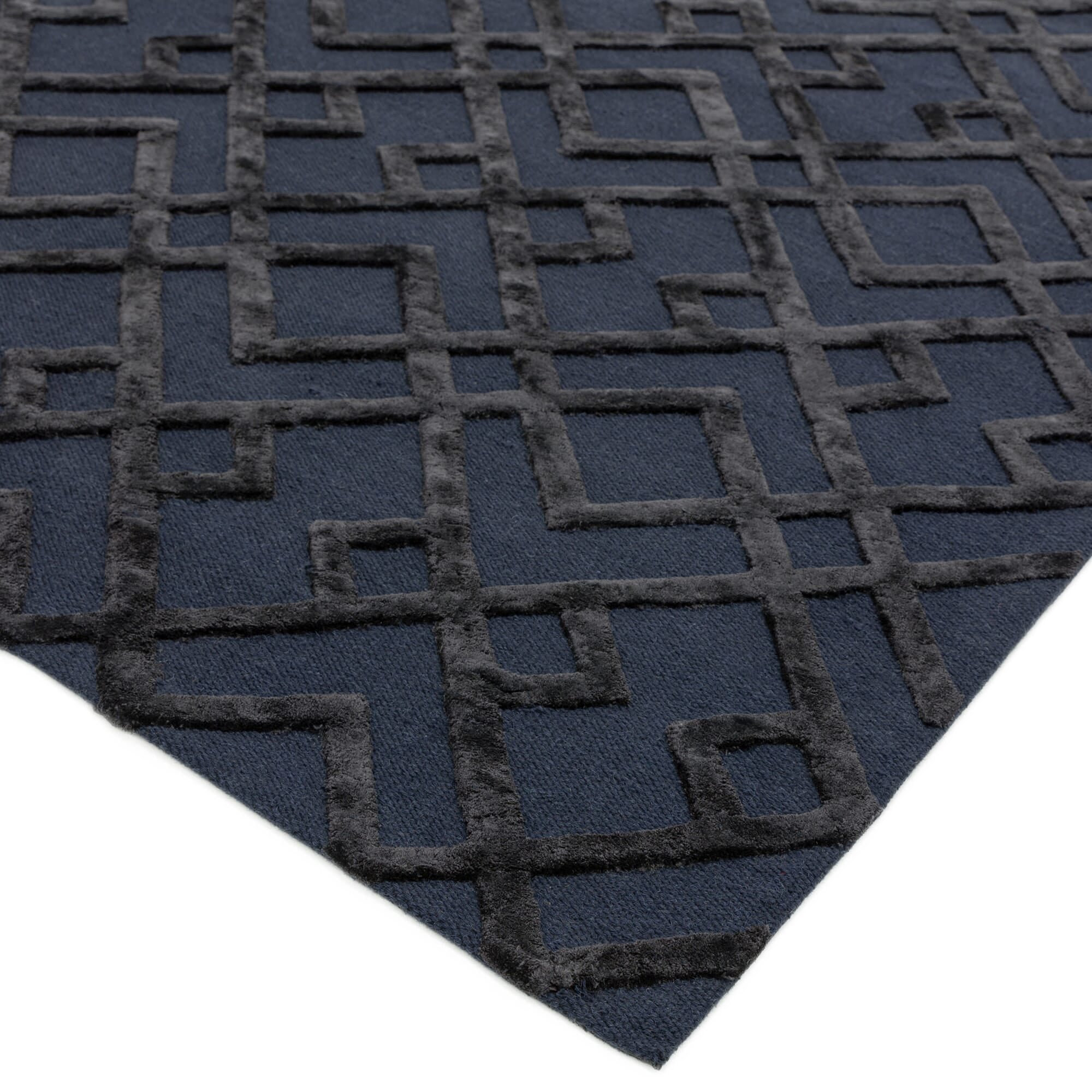Ковер Dixon Black Trellis Rug