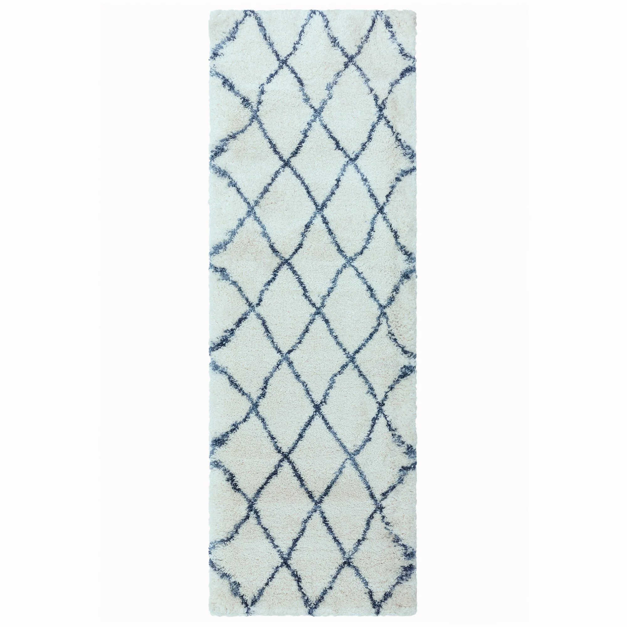 Ковер Alto Cream & Blue Moroccan Shaggy
