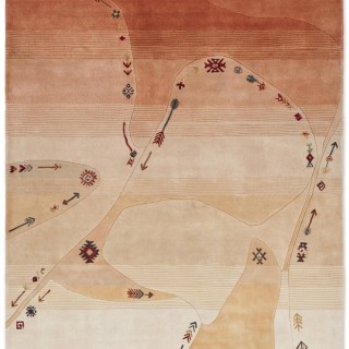 Килим Abstract Path Terracotta
