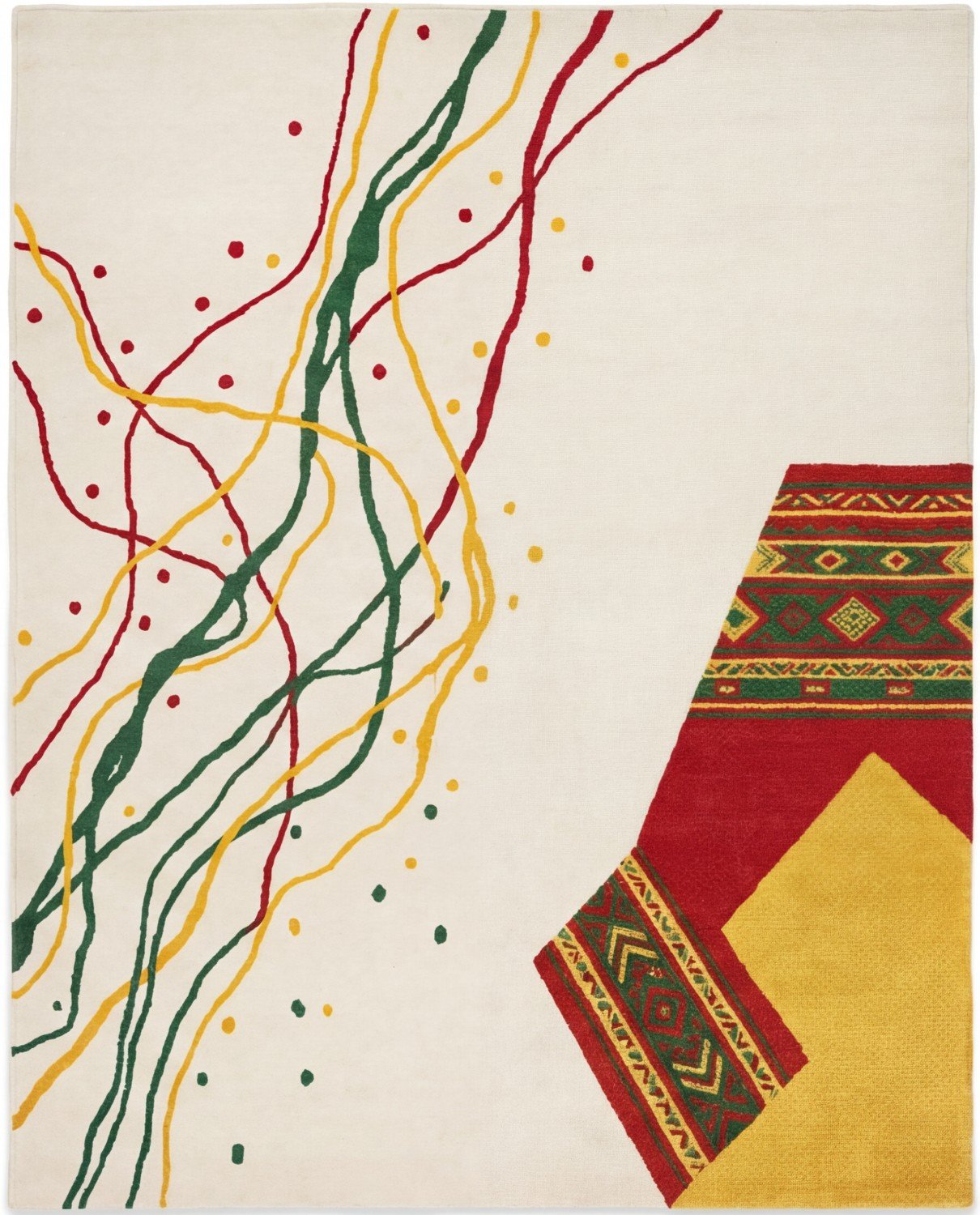 Килим Calligraphic Paths Color