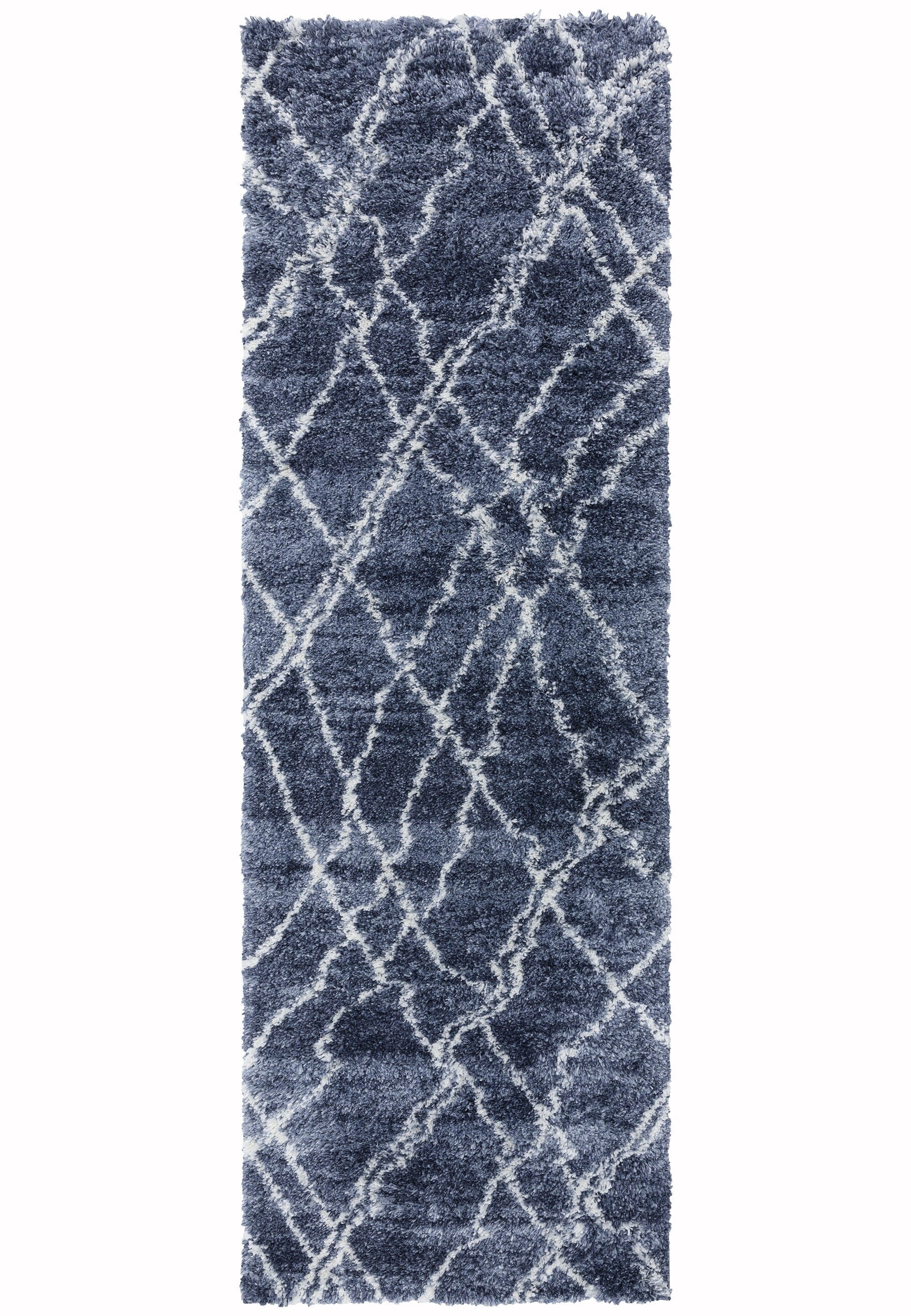 Ковер Alto Blue & Cream Moroccan Shaggy