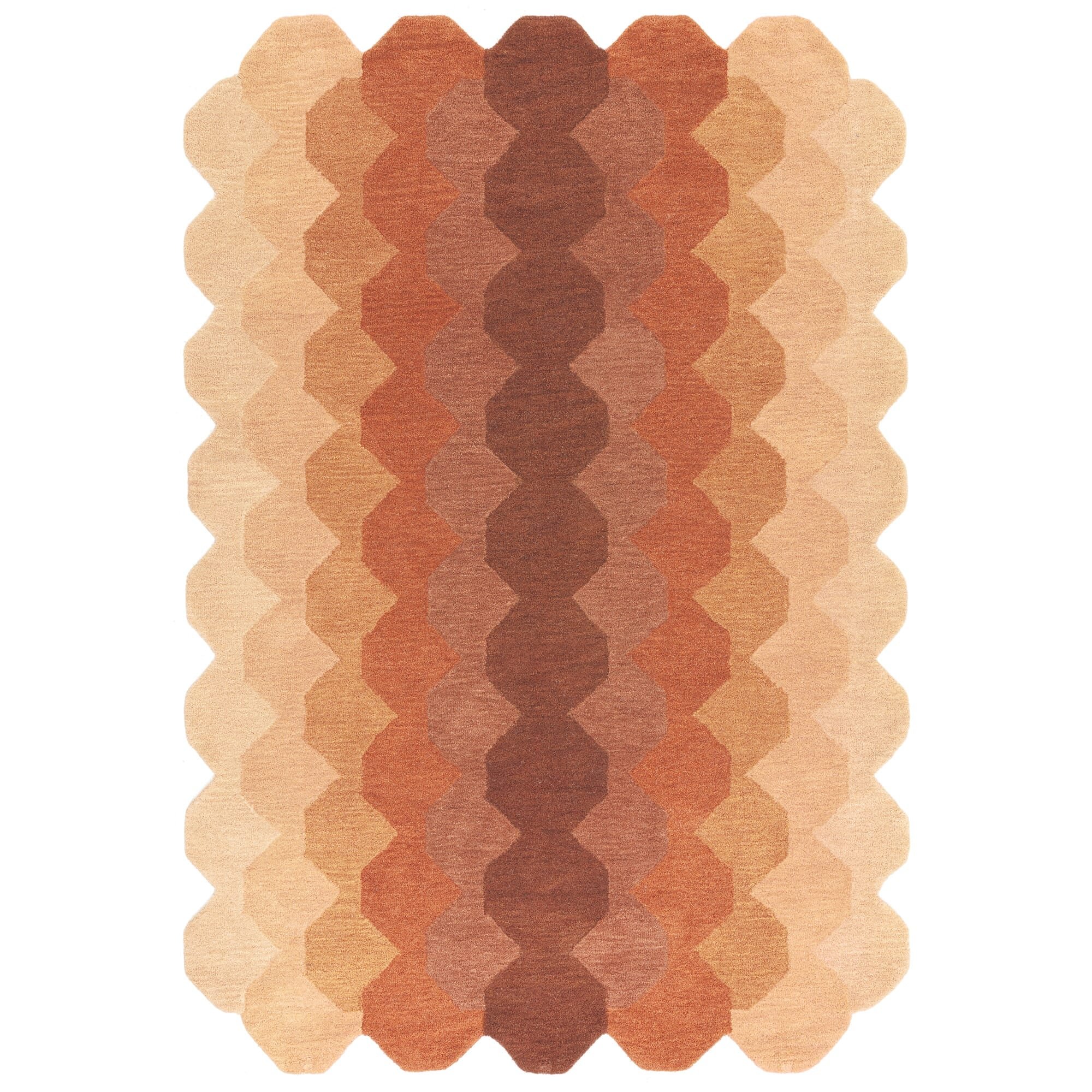 Ковер Hive Rust Rug