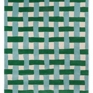 Килим Basket Weave Emerald Aquamarine