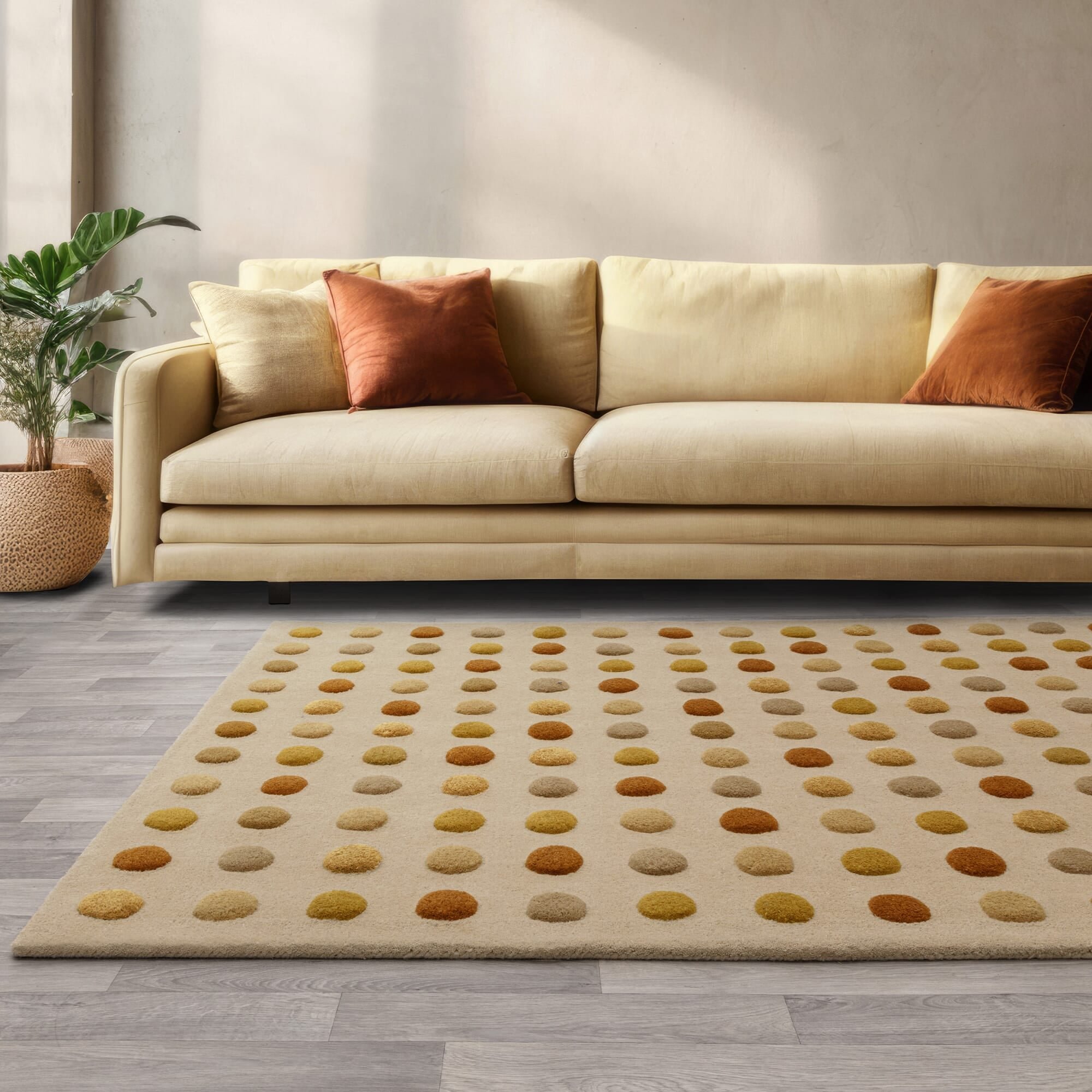 Ковер Dotty Gold Rug
