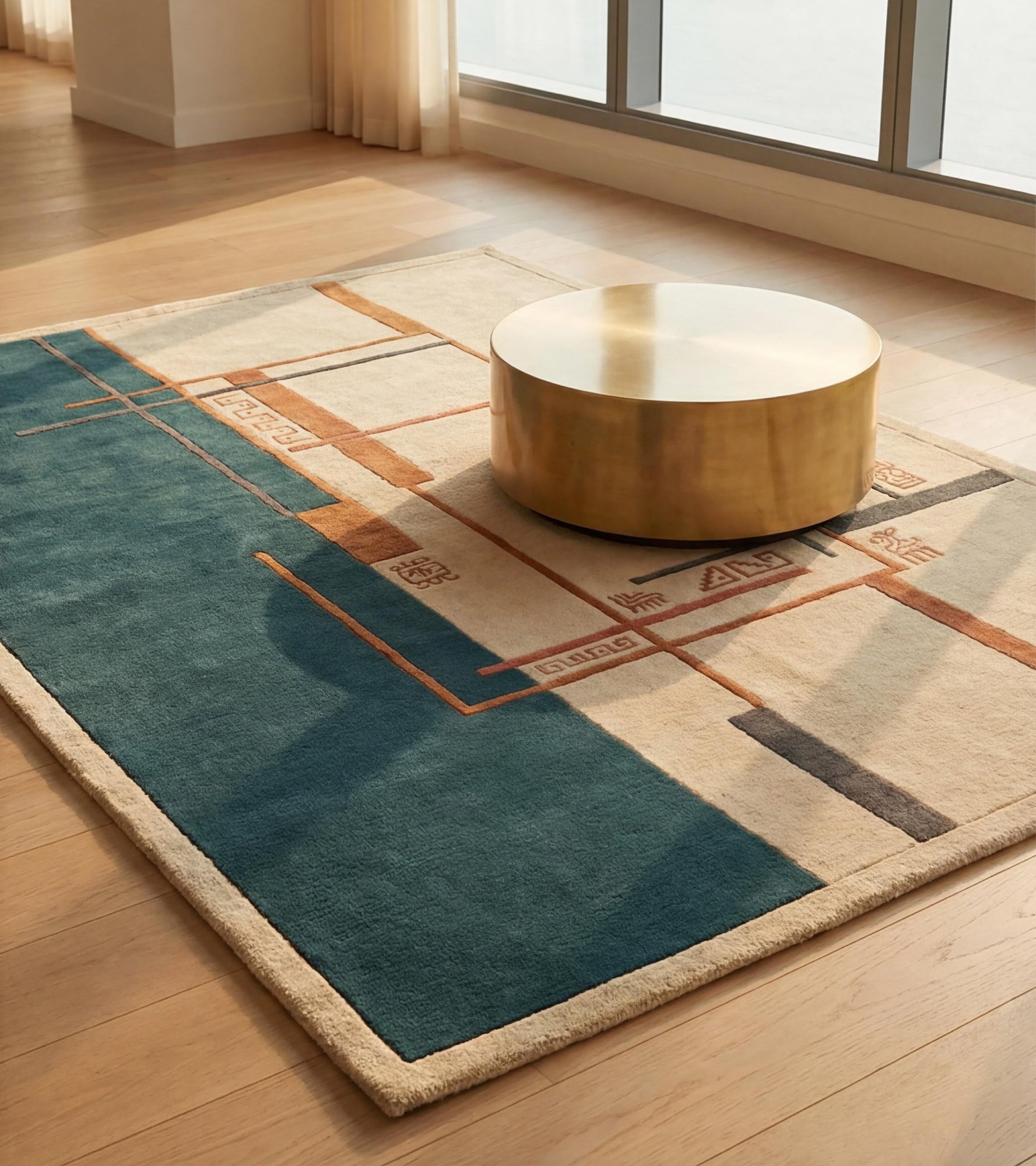 Килим Architect Lines Teal