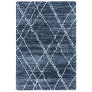 Ковер Alto Blue & Cream Moroccan Shaggy