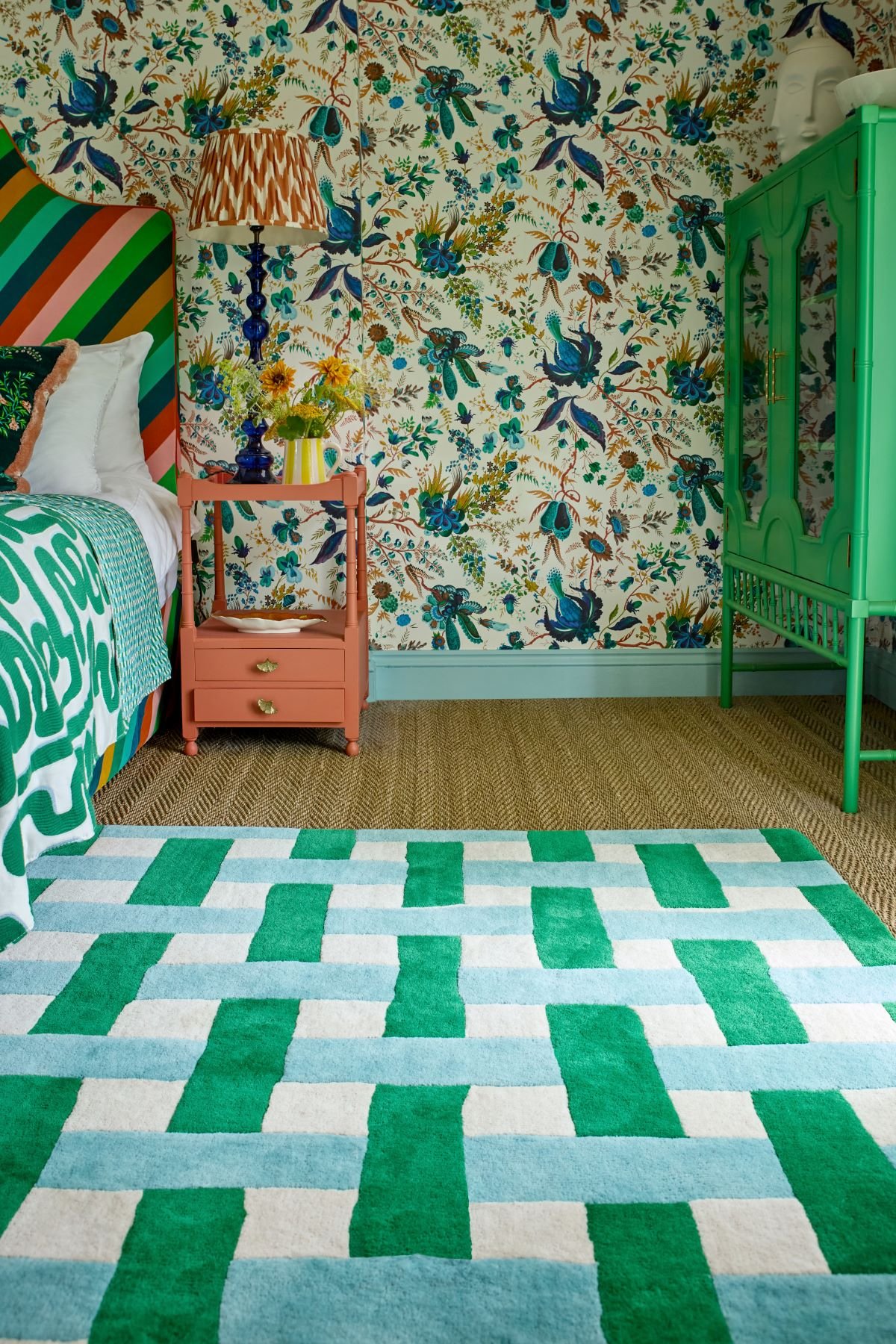 Килим Basket Weave Emerald Aquamarine