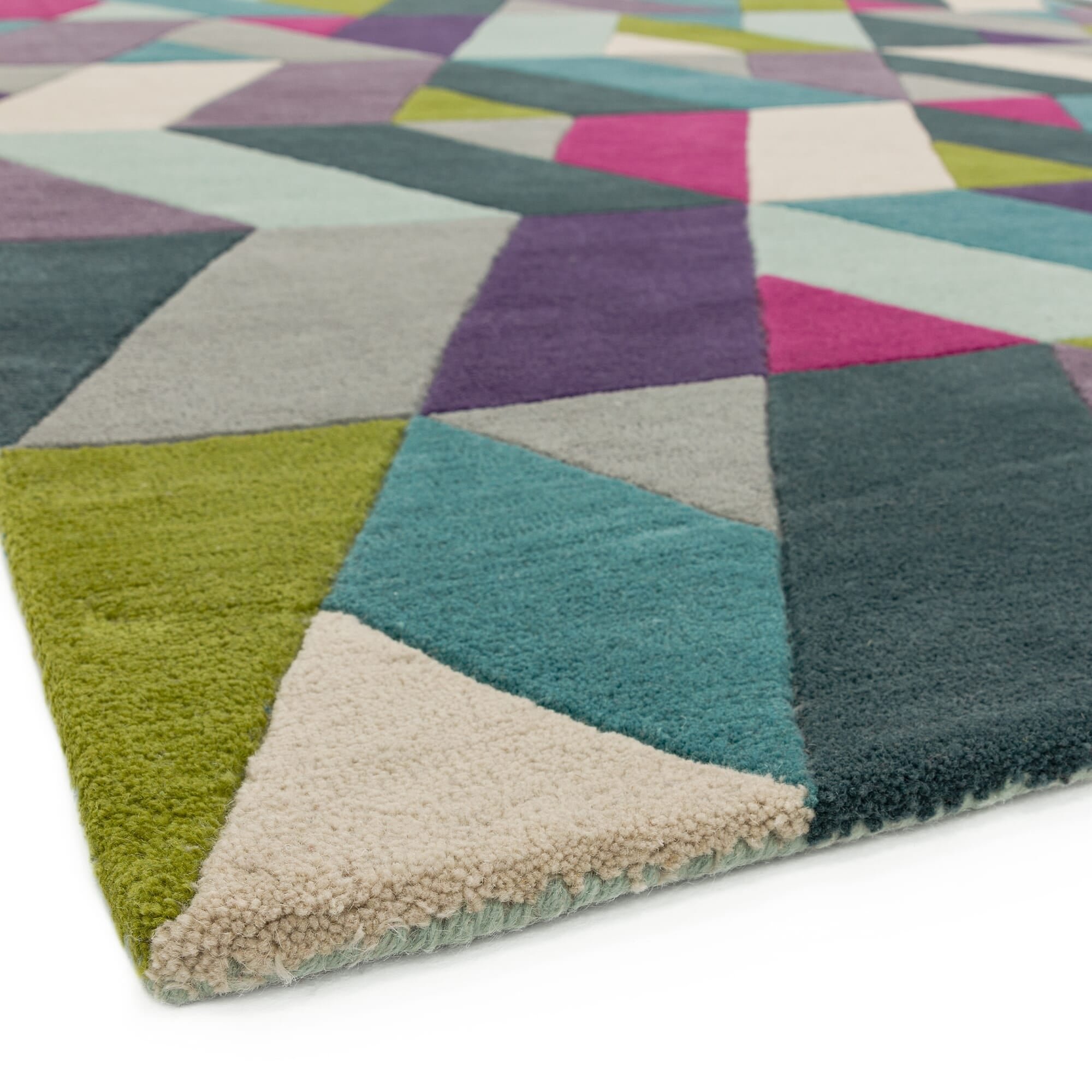 Ковер Funk 02 Chevron Blue Green Rug