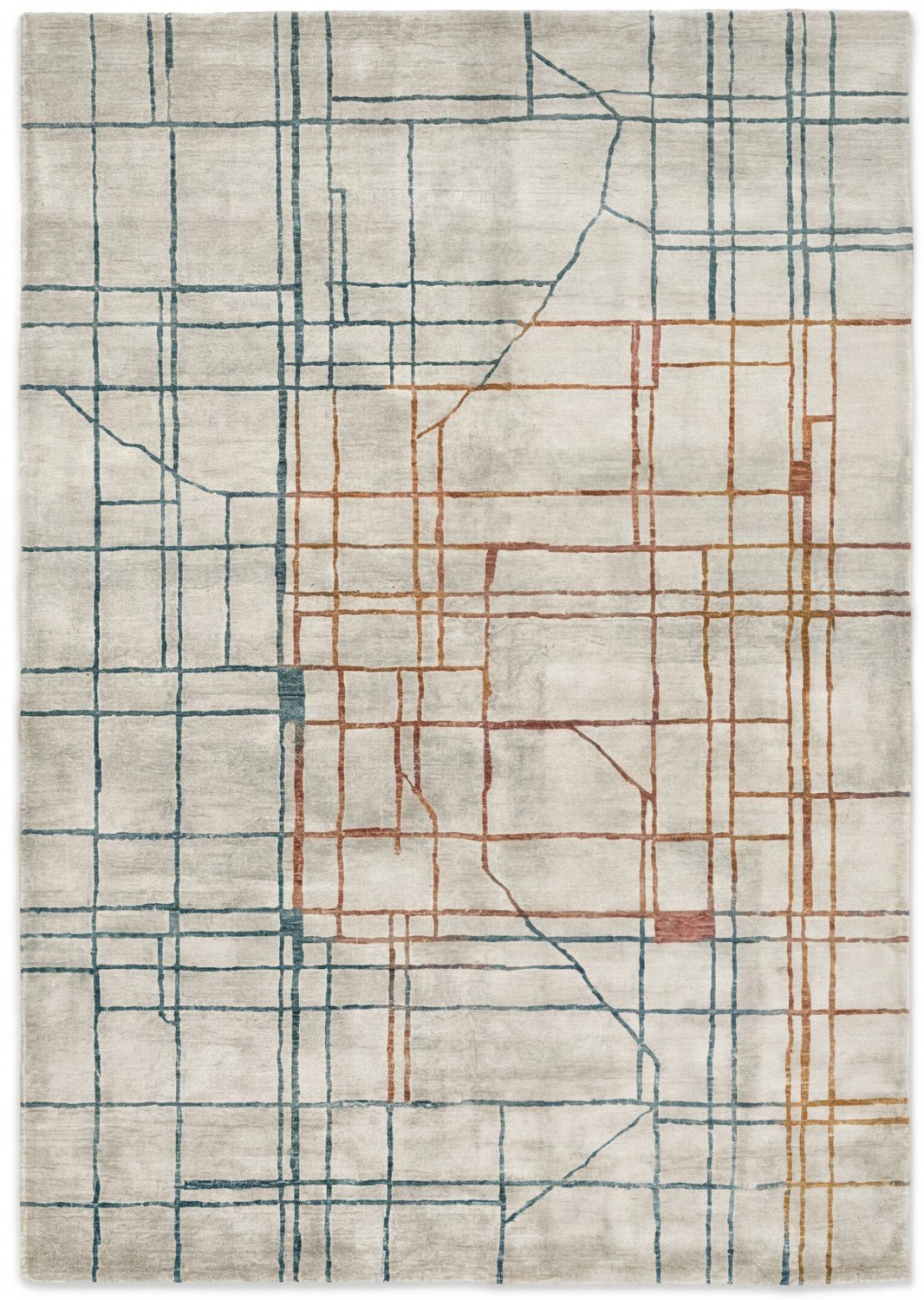 Килим Linen Grid
