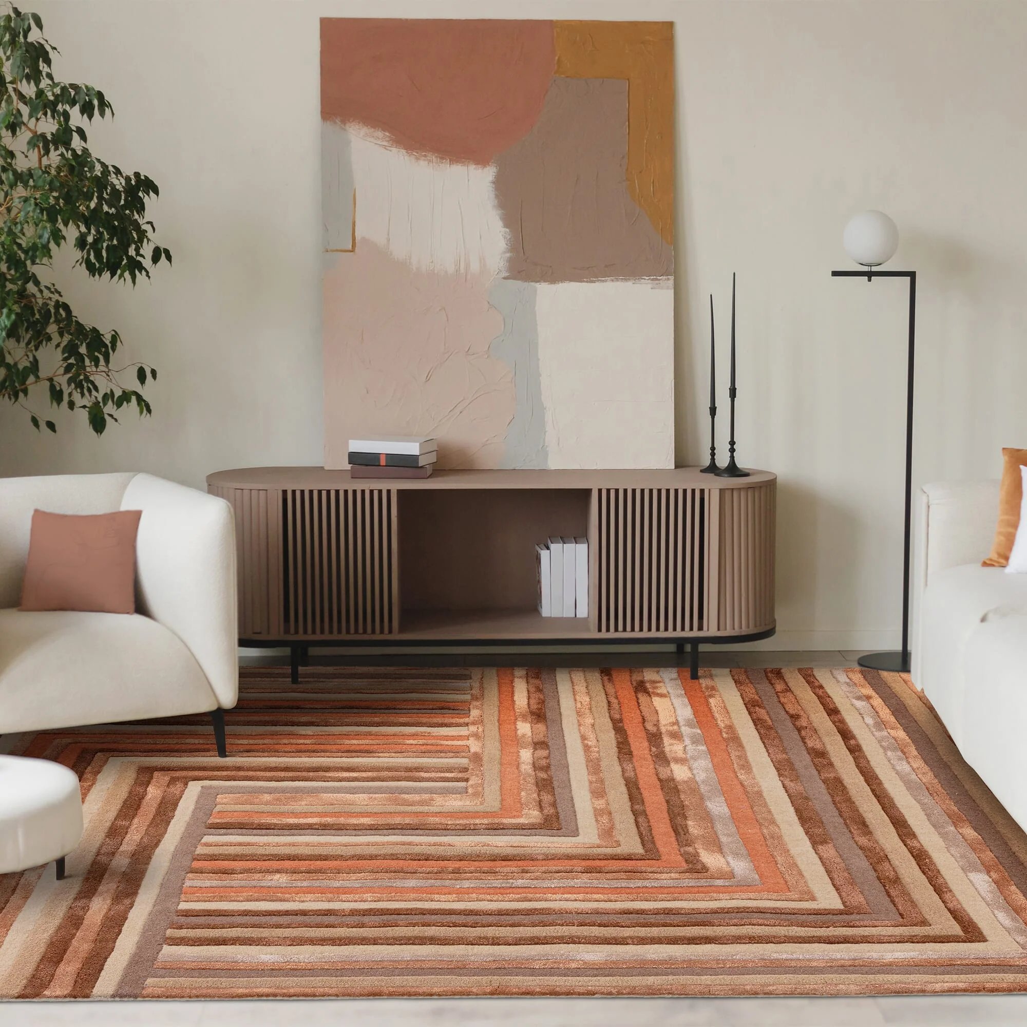 Ковер Matrix Network Terracotta