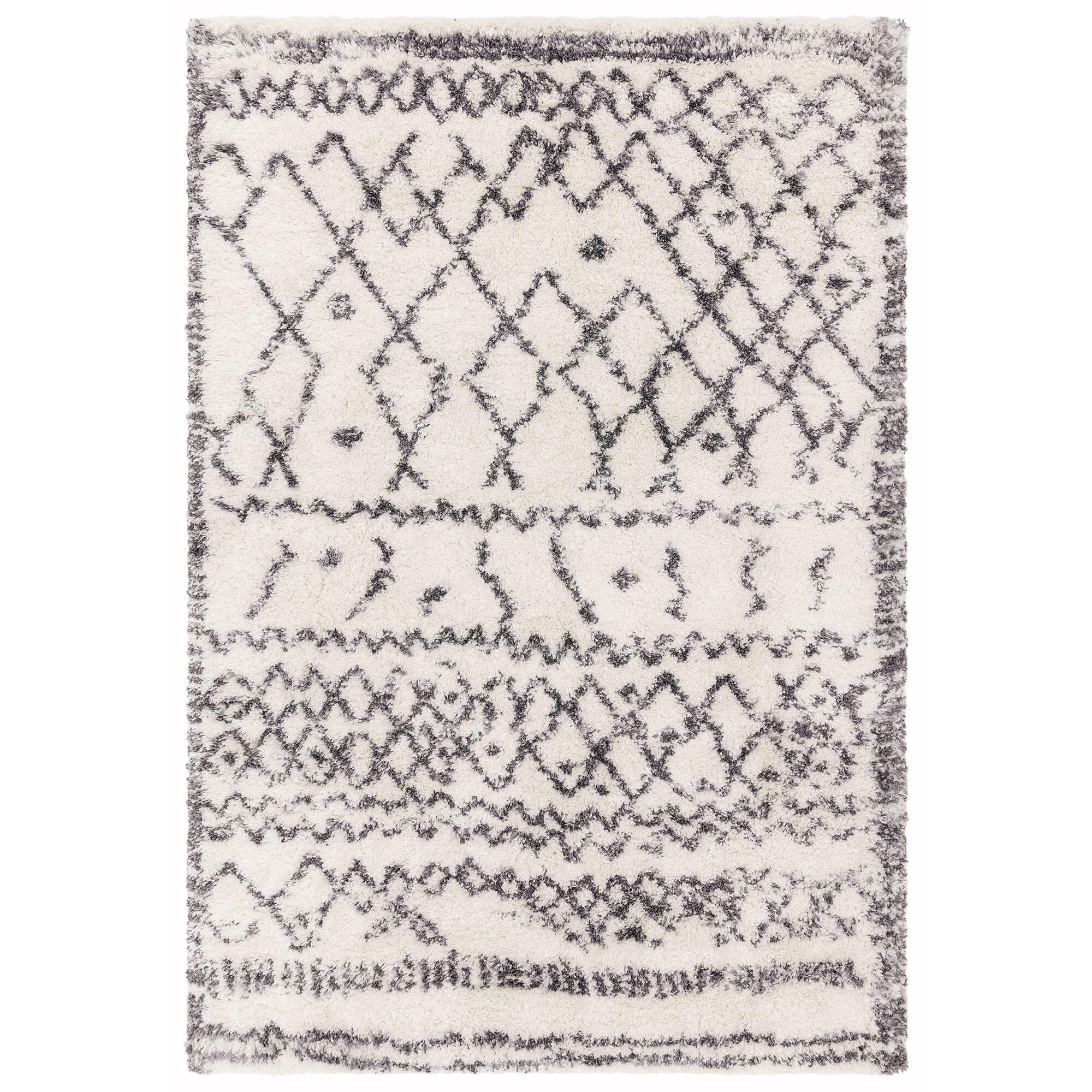 Ковер Alto Cream & Grey Moroccan Shaggy
