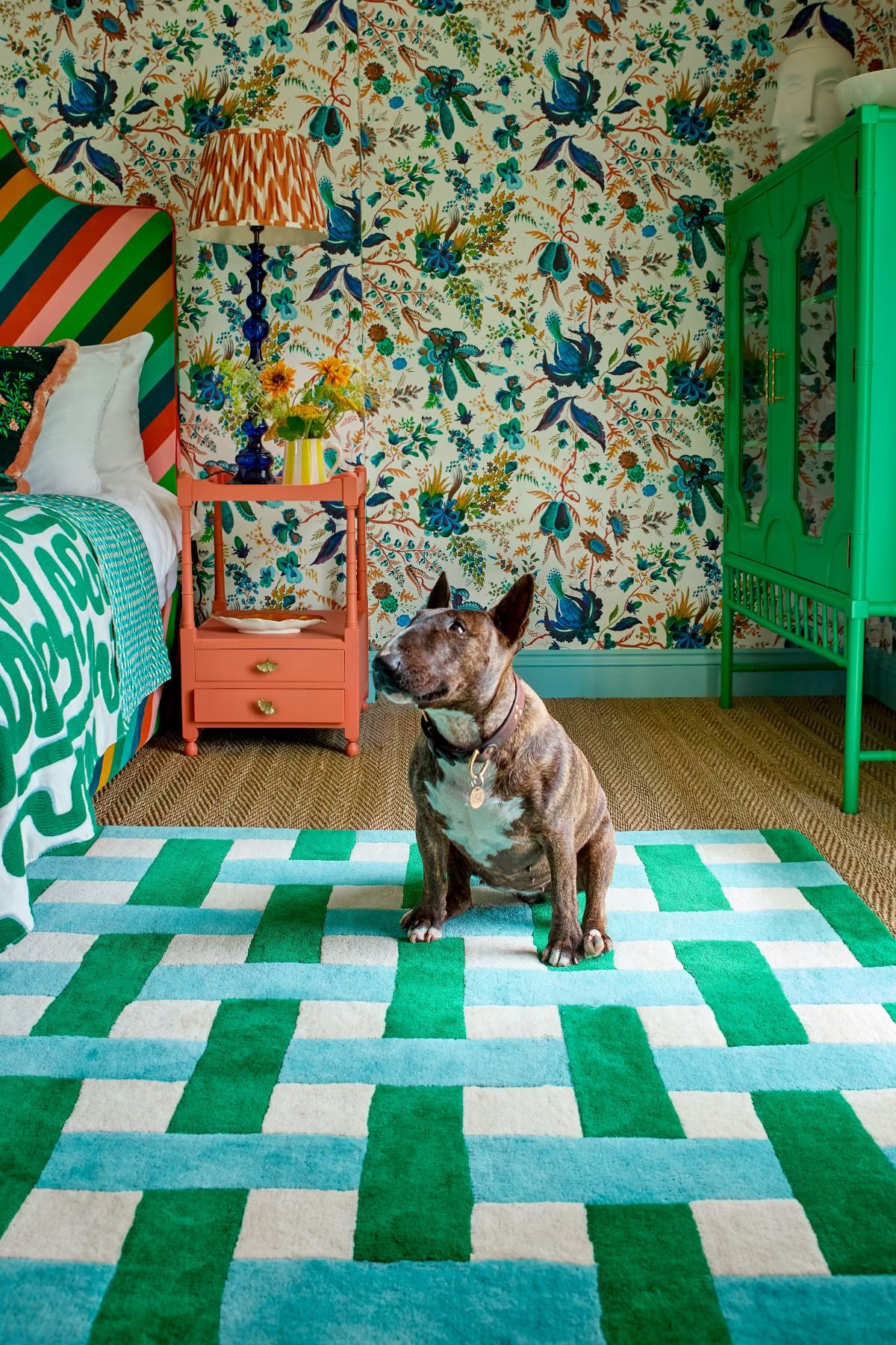 Килим Basket Weave Emerald Aquamarine