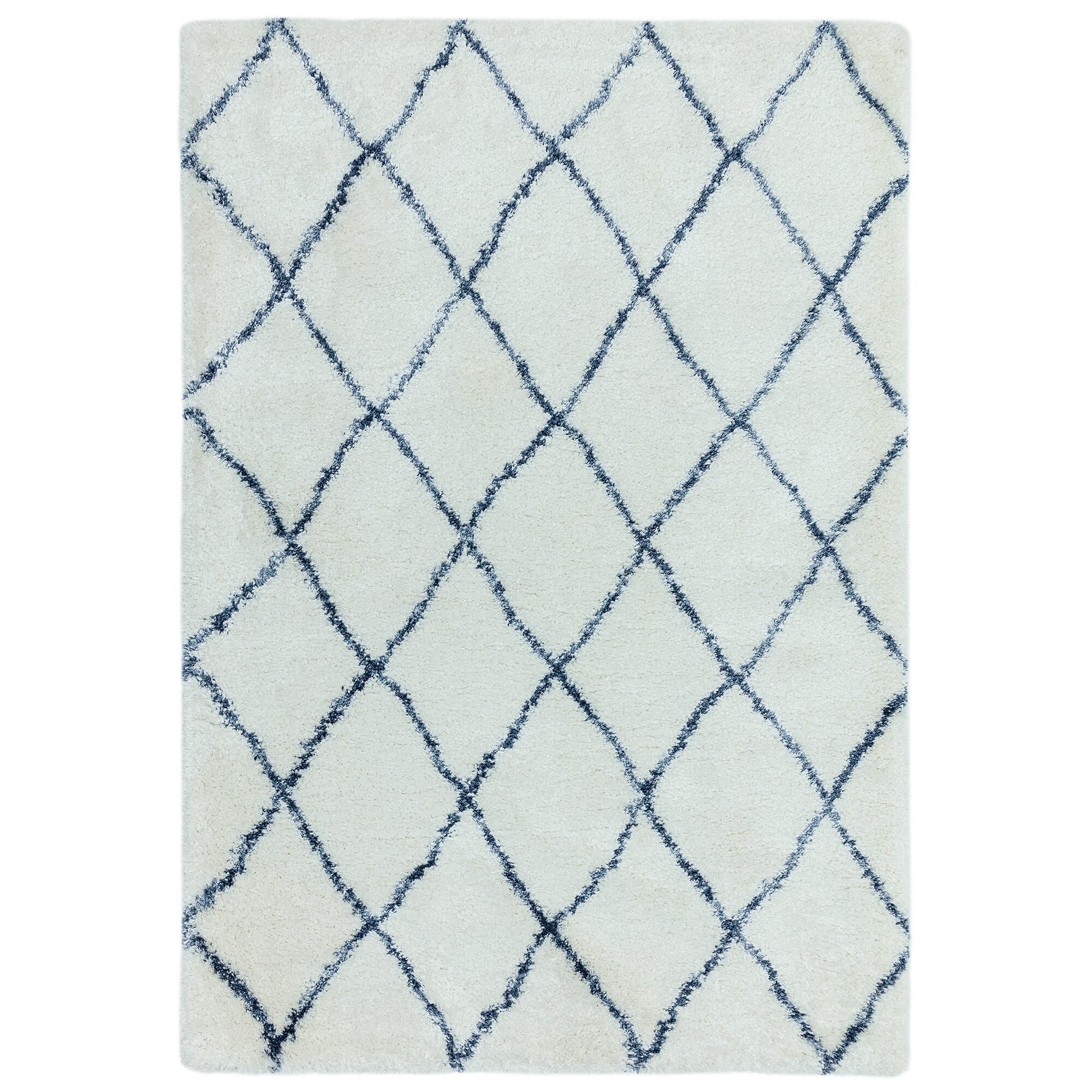 Ковер Alto Cream & Blue Moroccan Shaggy