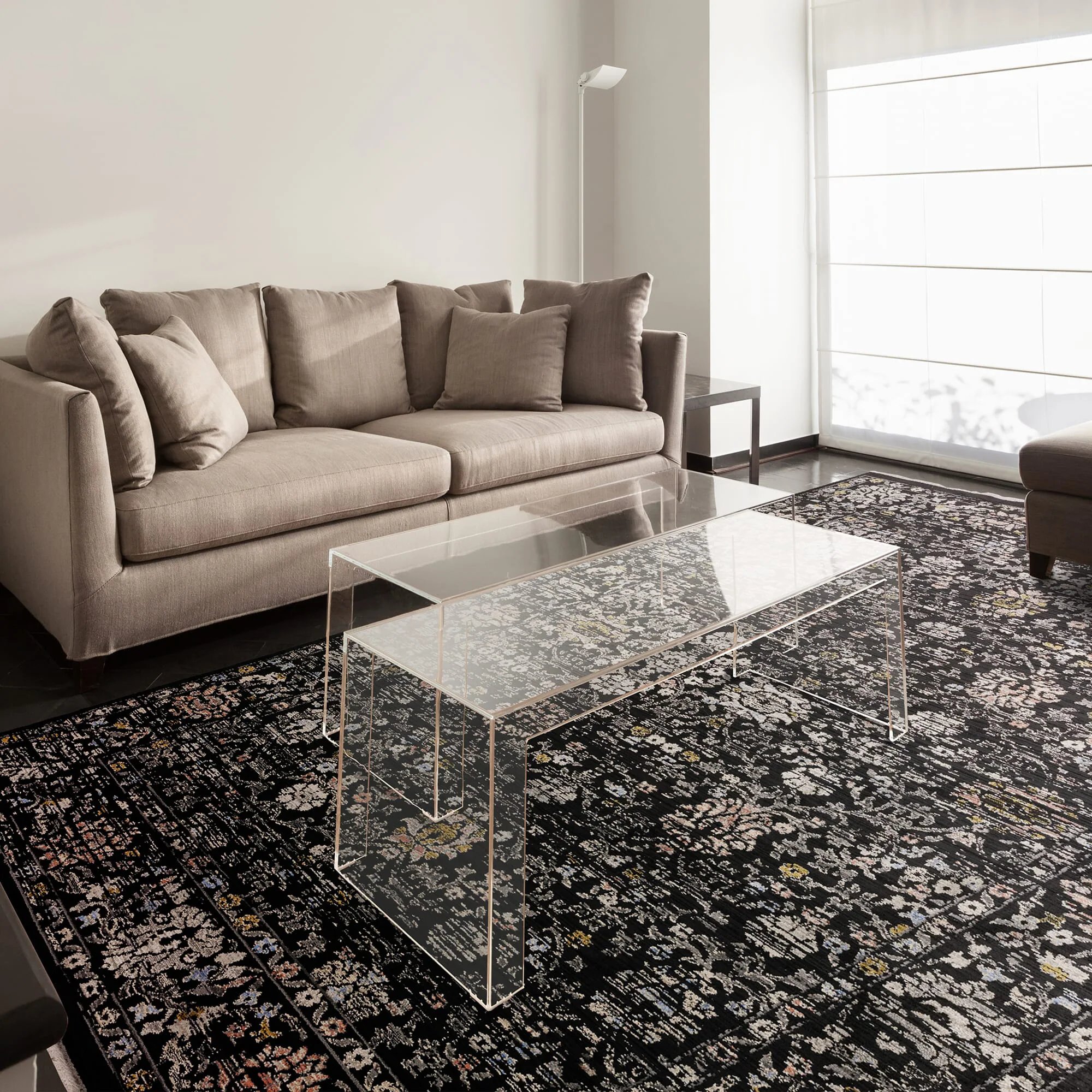 Ковер Sovereign Black Vintage Floral