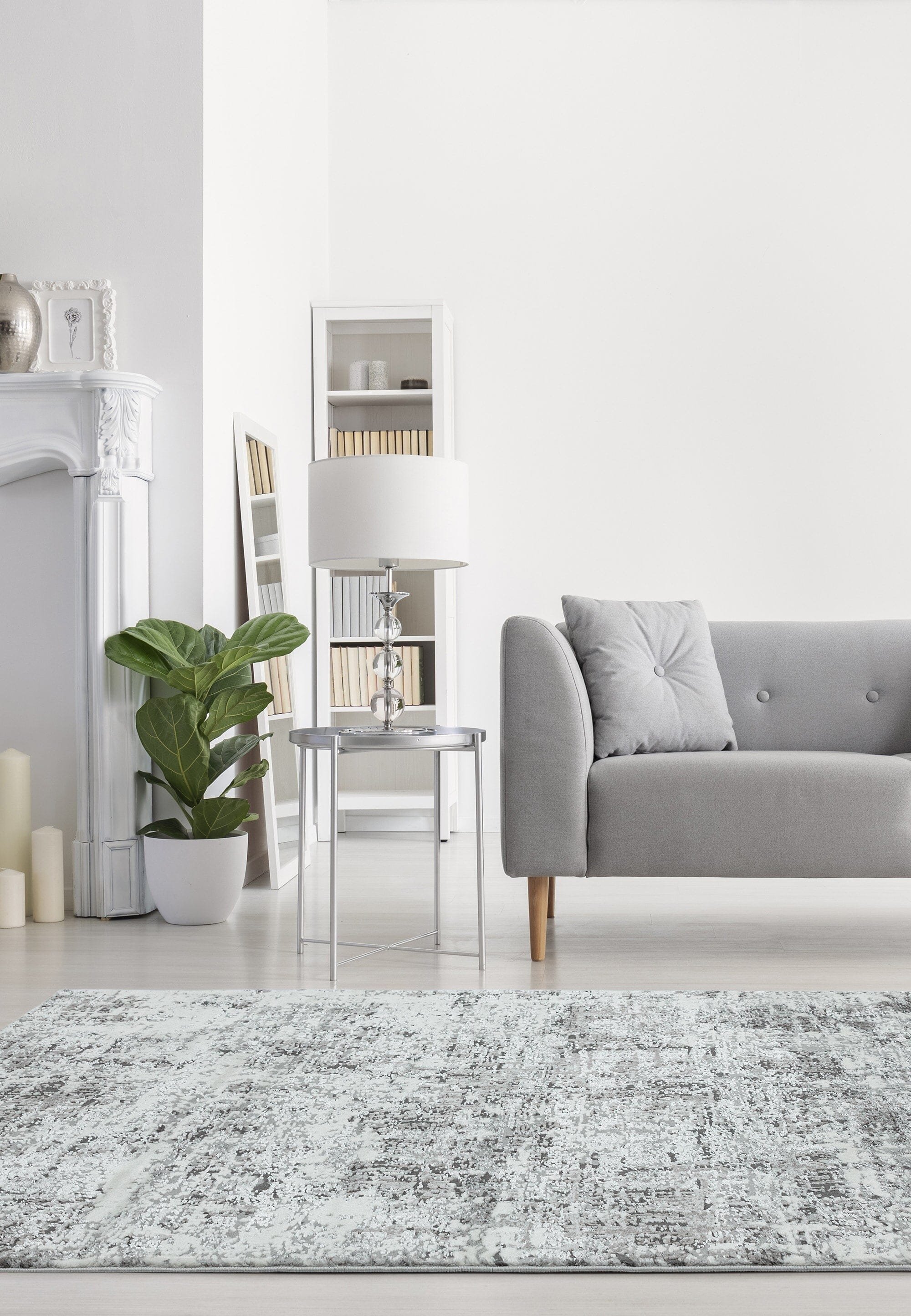 Ковер Orion Abstract Silver Metallic OR05