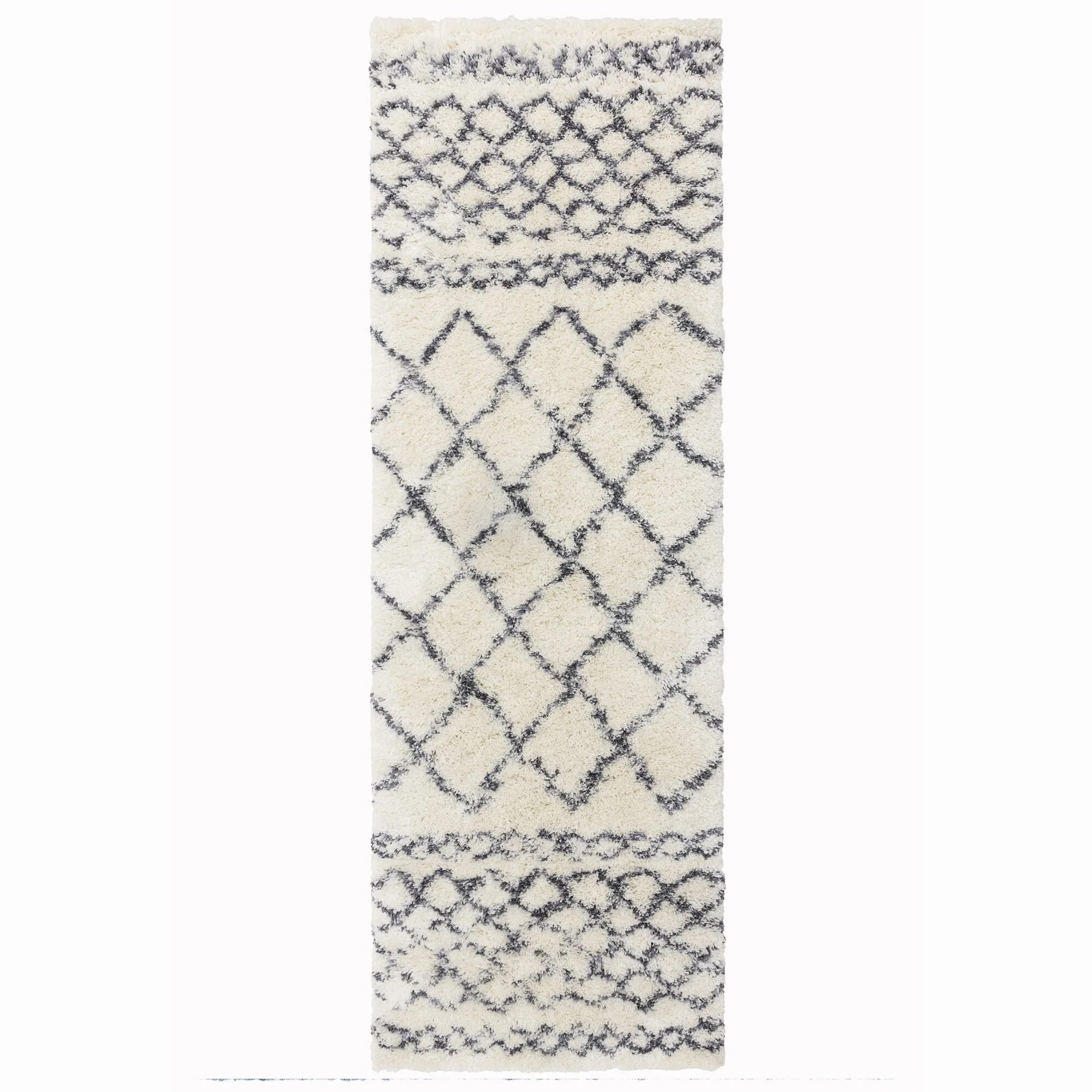 Ковер Alto Cream & Grey Moroccan Shaggy