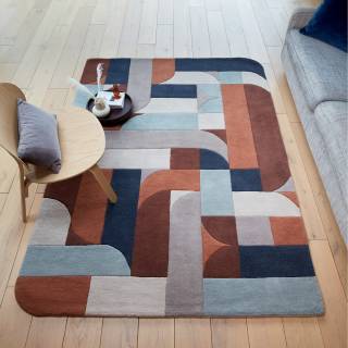 Килим Matrix Klotski Terracotta