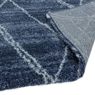 Ковер Alto Blue & Cream Moroccan Shaggy